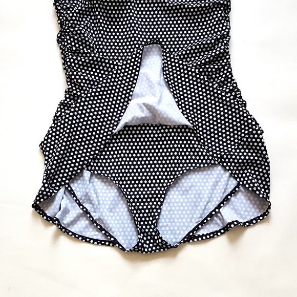 Women’s One Piece Halter Swimsuit Skirted - Picture 15 of 15